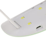 Maxbell Folding UV LED Nail Lamp Gel Polish Curing Nail Art Dryer with Timer Green