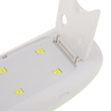 Maxbell Folding UV LED Nail Lamp Gel Polish Curing Nail Art Dryer with Timer Green
