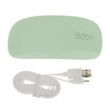Maxbell Folding UV LED Nail Lamp Gel Polish Curing Nail Art Dryer with Timer Green
