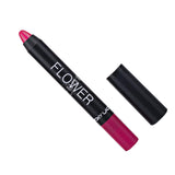 Maxbell Waterproof Long Lasting Matte Lipstick Pencil Makeup Lip Gloss Pen Rose red