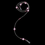 Maxbell Eyeglass Sun Glasses Cord Holder Necklace Sunglass Neck Strap Chain Pink