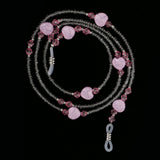 Maxbell Eyeglass Sun Glasses Cord Holder Necklace Sunglass Neck Strap Chain Pink