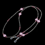 Maxbell Eyeglass Sun Glasses Cord Holder Necklace Sunglass Neck Strap Chain Pink
