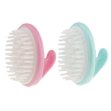 Maxbell Shampoo Shower Washing Scrub Scalp Massage Massager Hair Brush Comb Blue