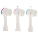 Maxbell 2 in 1 Facial Brush Face Pore Exfoliator Deep Cleansing Massager Skin Care