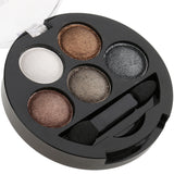 Maxbell 5 Colors Metallic Eye Shadow Makeup Shimmer Matte Eyeshadow Palette Nature