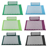 Maxbell Acupressure Mat Pillow Set for Back Neck Muscle Stress Relaxation