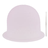 Maxbell Reusable Salon Highlighting Dye Hair Coloring Frosting Cap + Metal Hook Pink