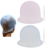 Maxbell Reusable Salon Highlighting Dye Hair Coloring Frosting Cap + Metal Hook Pink