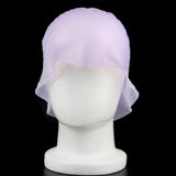 Maxbell Reusable Salon Highlighting Dye Hair Coloring Frosting Cap + Metal Hook Pink