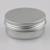 Maxbell lot 12 Aluminum Round Screw Lid Cosmetic Lip Balm Tins Container 15g