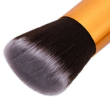 Maxbell Pro 2 pieces Makeup Powder Foundation Eyeshadow Brushes Set Pink and Gold