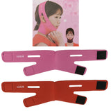 Maxbell V Face Shaper Strap Chin Cheek Slim Lift Up Anti Wrinkle Mask Band Belt Pink