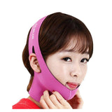 Maxbell V Face Shaper Strap Chin Cheek Slim Lift Up Anti Wrinkle Mask Band Belt Pink