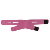 Maxbell V Face Shaper Strap Chin Cheek Slim Lift Up Anti Wrinkle Mask Band Belt Pink