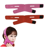 Maxbell V Face Shaper Strap Chin Cheek Slim Lift Up Anti Wrinkle Mask Band Belt Pink