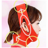 Maxbell V Face Shaper Strap Chin Cheek Slim Lift Anti Wrinkle Mask Band Belt Orange