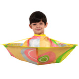 Maxbell Child Kid Bib Umbrella Hair Cutting Cape Barber Styling Waterproof Cloak 1#
