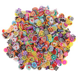 Maxbell 1000x Mixed Style Nail Art Fruit Slice Polymer Clay Stickers Decor Manicure