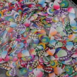 Maxbell 1000x Feather Style Nail Art Fruit Slice Polymer Clay Sticker Decor Manicure