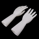 Maxbell 1 Pair Male Mannequin Hand for Jewelry Bracelet Gloves Display White