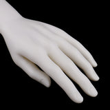 Maxbell 1 Pair Male Mannequin Hand for Jewelry Bracelet Gloves Display White