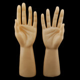 Maxbell 1 Pair Male Mannequin Hand for Jewelry Bracelet Gloves Display Skin Color