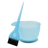 Maxbell Salon Hair Color Dye Bowl Comb Brush Set Hairdressing Tint Bleach Tools Blue