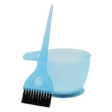 Maxbell Salon Hair Color Dye Bowl Comb Brush Set Hairdressing Tint Bleach Tools Blue