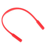 Maxbell 5pcs Kids Silicone Eyeglasses Non-Slip Strap Sports Band Cord Red