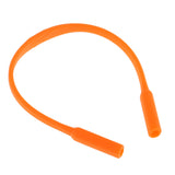 Maxbell 5pcs Kids Silicone Eyeglasses Non-Slip Strap Sports Band Cord Orange