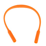 Maxbell 5pcs Kids Silicone Eyeglasses Non-Slip Strap Sports Band Cord Orange