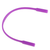 Maxbell 5pcs Kids Silicone Eyeglasses Non-Slip Strap Sports Band Cord Purple