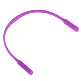 Maxbell 5pcs Kids Silicone Eyeglasses Non-Slip Strap Sports Band Cord Purple