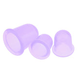 Maxbell 6 Piece Silicone Anti Cellulite Massage Vacuum Cupping Body Facial Cup Purple