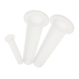 Maxbell 6 Piece Silicone Anti Cellulite Massage Vacuum Cupping Body Facial Cup Clear