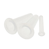 Maxbell 6 Piece Silicone Anti Cellulite Massage Vacuum Cupping Body Facial Cup Clear