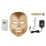 Maxbell 3Colors Light Photon LED Electric Facial Mask Skin Care Rejuvenation Gold EU