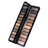 Maxbell 12 Earth Colors Natural Matte Shimmer Eyeshadow Palette Eye Shadow Makeup #1