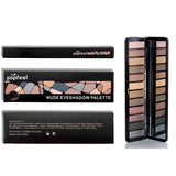 Maxbell 12 Earth Colors Natural Matte Shimmer Eyeshadow Palette Eye Shadow Makeup #1