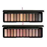 Maxbell 12 Earth Colors Natural Matte Shimmer Eyeshadow Palette Eye Shadow Makeup #1