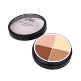 Maxbell 4 in 1 Concealer Palette Makeup Contour Face Cream Dark Skin Corrector #1