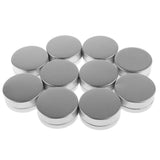 Maxbell 10x 20ml Empty Round Cosmetic Cream Lip Balm Screw Lid Tin Container Jars #B