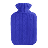 Maxbell Thick Soft Knitted Cover Case For 2000ml Rubber Hot Water Bottle Bag Blue