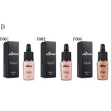 Maxbell 3 Colors Face Makeup Foundation Concealer Liquid for Blemish Dark Circles #1#2#4