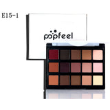 Maxbell 15 Colors Natural Shimmer Matte Eyeshadow Palette Eye Shadow Makeup Kit #1