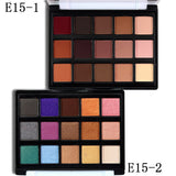 Maxbell 15 Colors Shimmer Matte Eyeshadow Palette Kit + Eye Shadow Makeup Brush #1