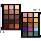 Maxbell 15 Colors Shimmer Matte Eyeshadow Palette Kit + Eye Shadow Makeup Brush #1