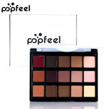Maxbell 15 Colors Shimmer Matte Eyeshadow Palette Kit + Eye Shadow Makeup Brush #1