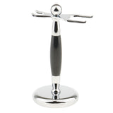 Maxbell Men Barber Alloy Shaving Brush Safety Razor Holder Rack Stand 2 Prongs #1